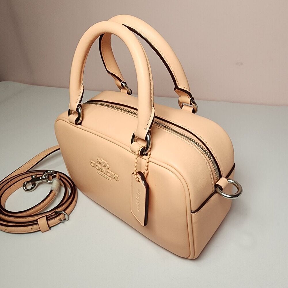 NWT Coach CT776 Satchel Crossbody In Faded Blush - Picture 4 of 7